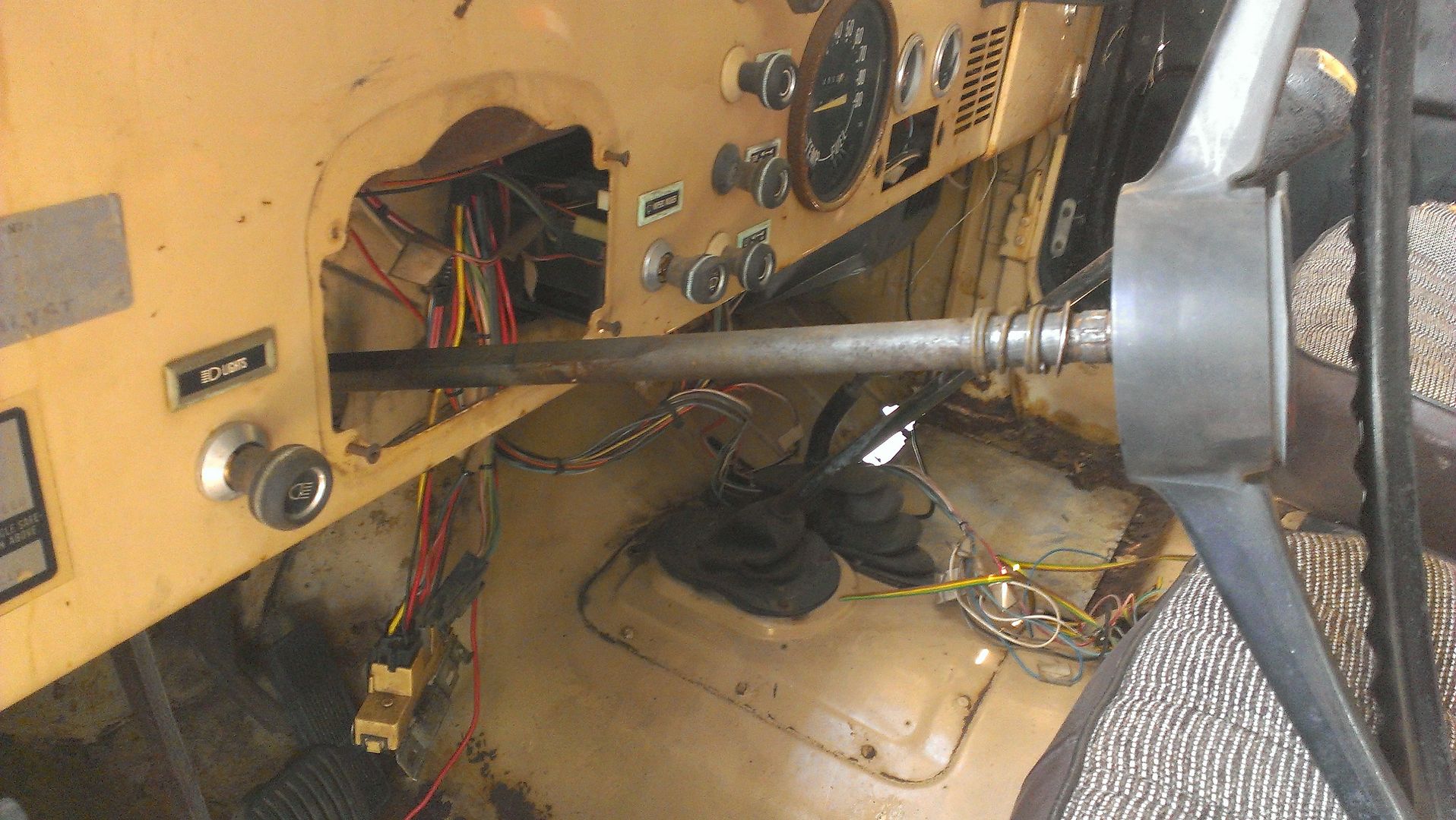 78 cj7 steering Column NON tilt Rebuild help?